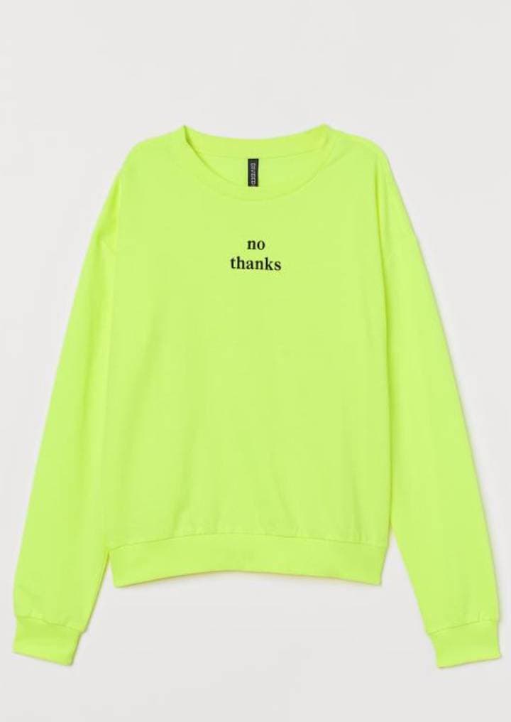 Product H&M   AMARILLO NEÓN/NO THANKS

