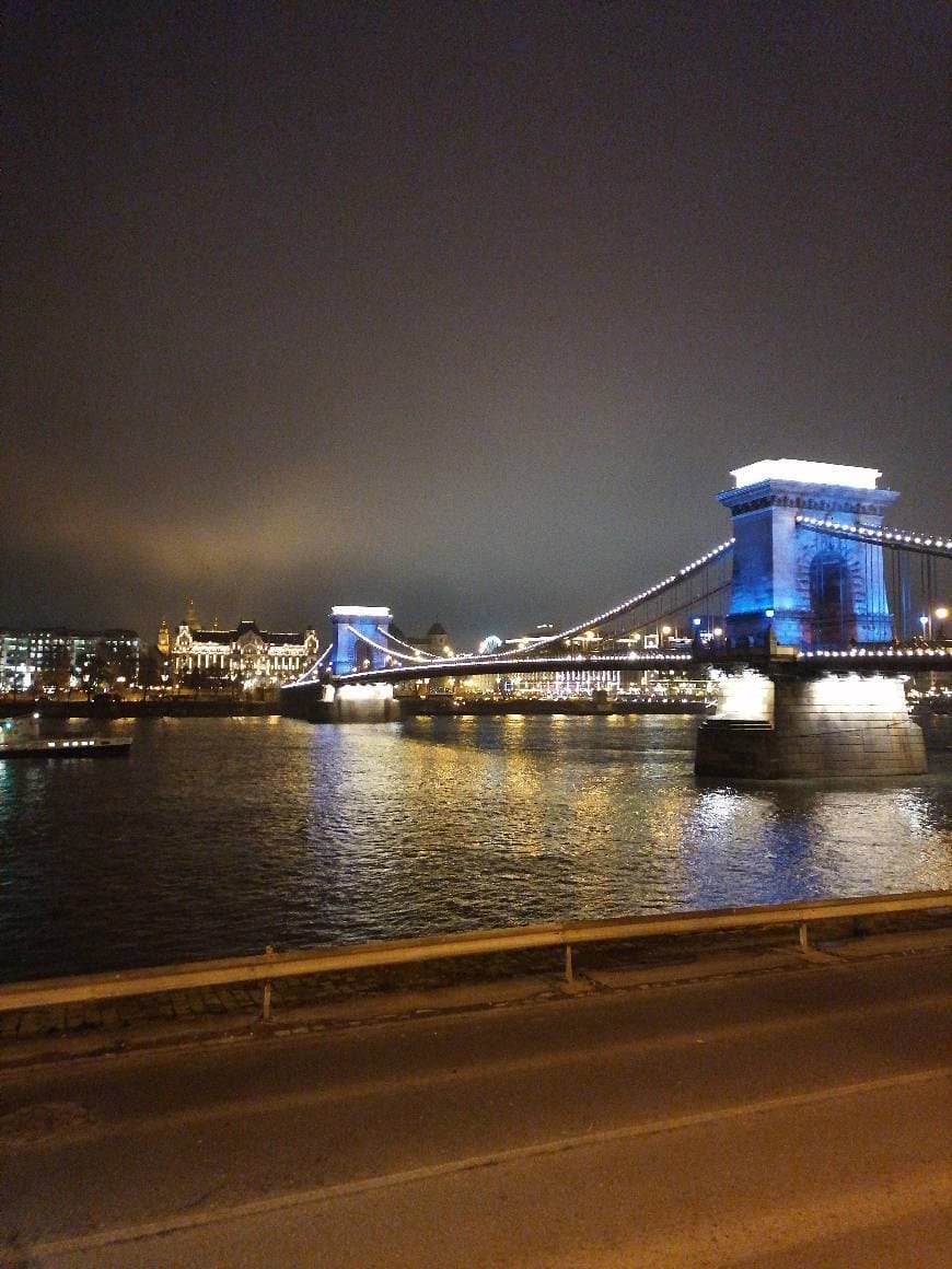 Lugar Ponte Széchenyi Lánchíd (vista de noite)