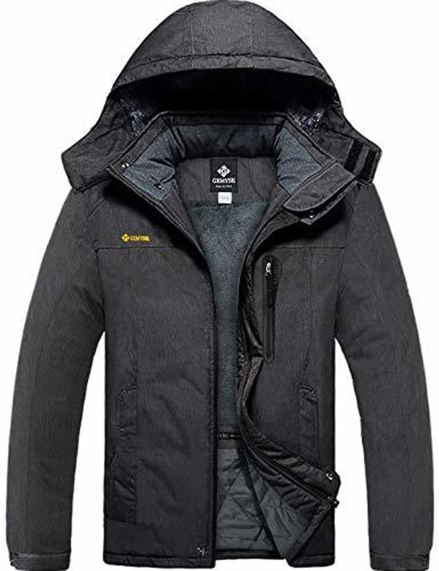 Product GEMYSE Chaqueta de esquí Impermeable para Hombres Chaqueta de Invierno a Prueba