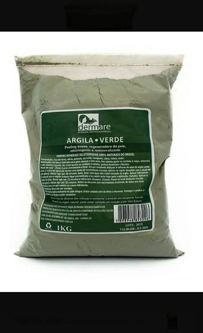 Fashion Argila verde 1kg 