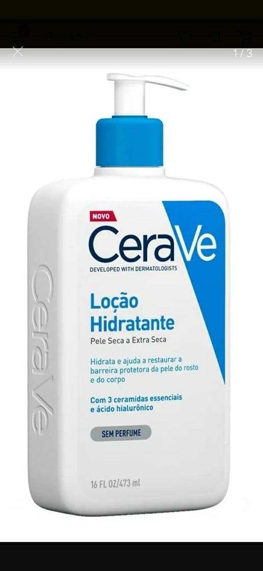 Fashion Loção Corporal Hidratante Cerave 473ml