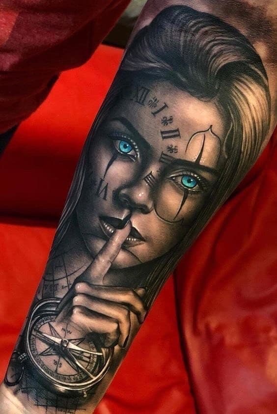 Fashion Antebraço / Tatuagem realista 