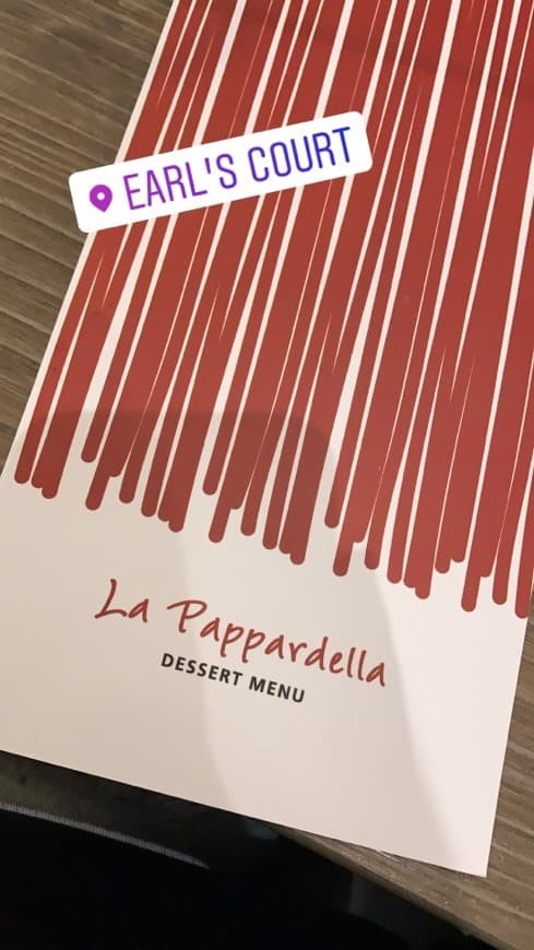 Restaurantes La Pappardella London