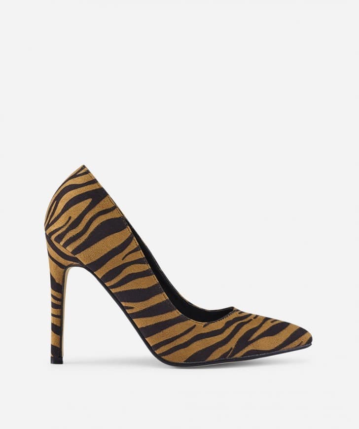 Fashion High Heel - Zebra Camel Pattern 