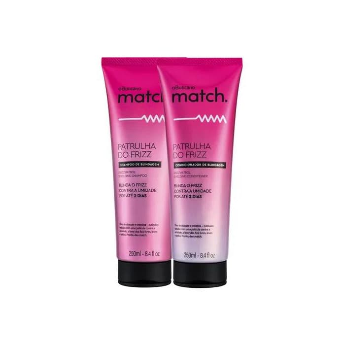 Product Linha Match anti frizz