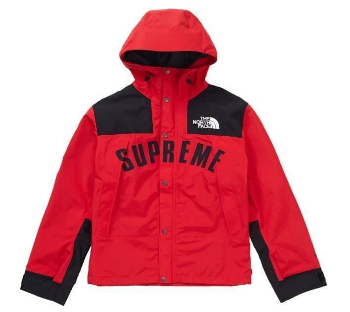 Fashion Supreme The North Face Arc Logo Mountain Parka Red

