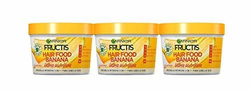 Beauty Garnier Fructis Hair Food Banana Mascarilla 3 en 1 - 3 Recipientes