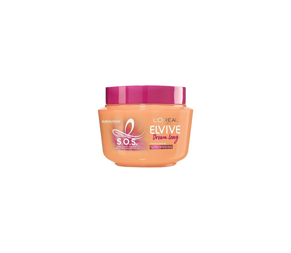 Beauty Elvive S.O.S. Dream Long Mascarilla - 3 Recipientes de 300 ml -