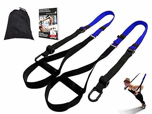 Fitness Ortho Care S Fitness - Entrenamiento en Suspension/Funcional con Cuerdas. Kit Multifuncion