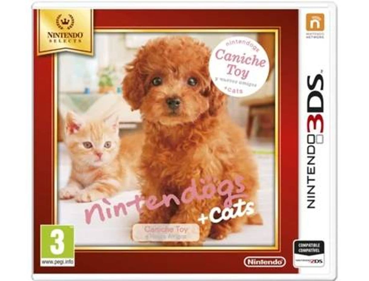 Videojuegos Jogo Nintendo 3DS Nintendogs + Gatos + Caniche 