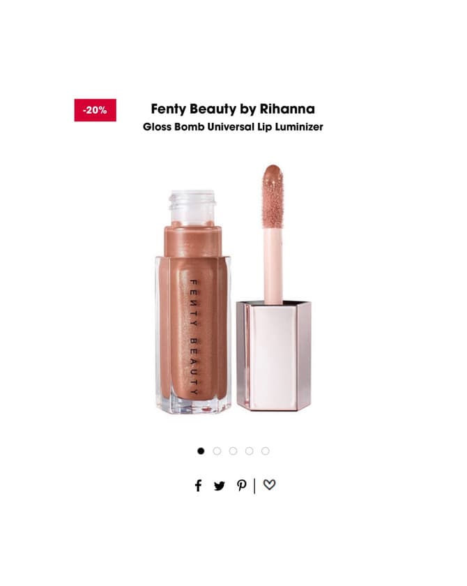 Producto Gloss bomb Fenty Bay Rihanna