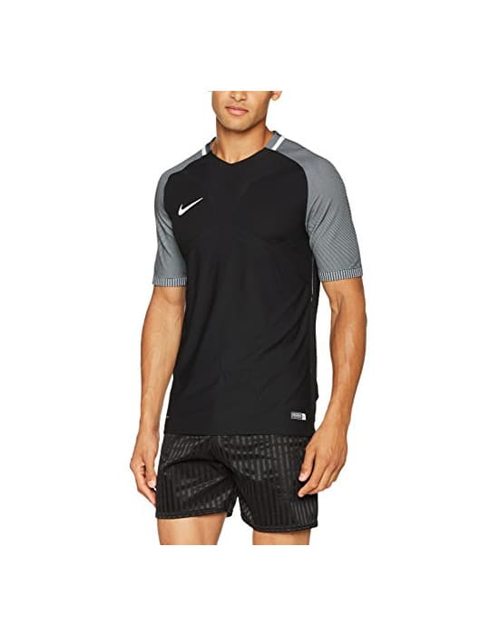 Fitness Nike SS Vapor I JSY Camiseta de Manga Corta, Hombre, Negro