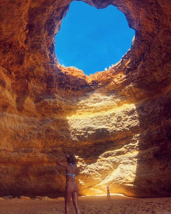 Lugar Grutas Algarve - Praia do Carvoeiro