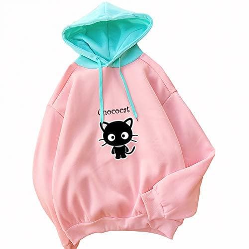 Product ZJSWCP Sudadera Sudadera Mujer Rosa Manga Larga Patchwork Jerseys Sudadera Mujer Casual