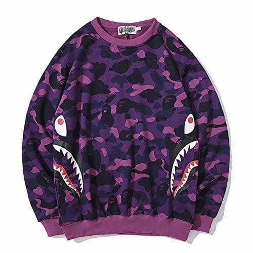 Fashion Ape Bape Shirts|Bape Camouflage Shark Head Classic Cotton Short Sleeve T Shirt