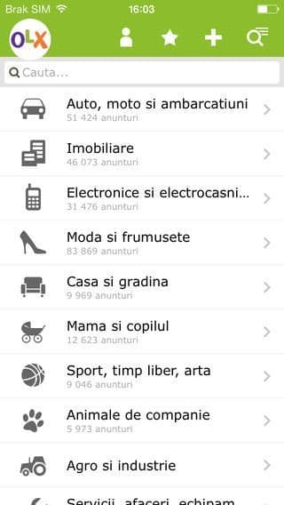 App OLX.ro