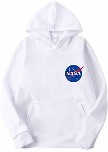 Product EMILYLE Hombre NASA Chuchería Universo Sudadera con Capucha Casual Deportiva Aire Cool