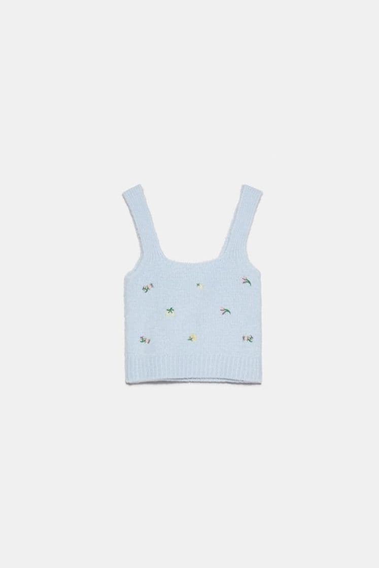 Producto Crop top bordados Zara 