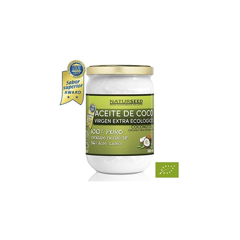 Producto Naturseed - Aceite de coco Virgen Extra Orgánico - Para uso Estético