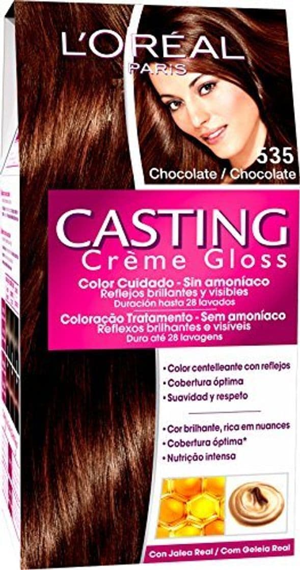 Product L'Oreal Paris Casting Crème Gloss Coloración sin Amoniaco 535 Chocolate