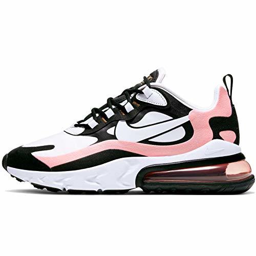 Fashion Nike Air MAX 270 React Zapatos Informales para Mujer, Blanco