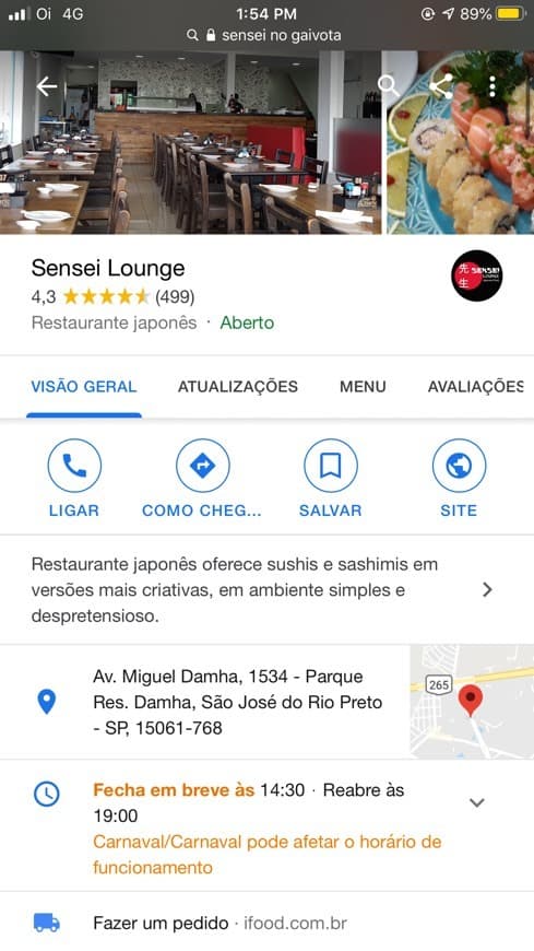 Restaurants Rio Preto