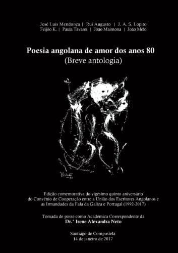 Book Poesia angolana de amor dos anos 80