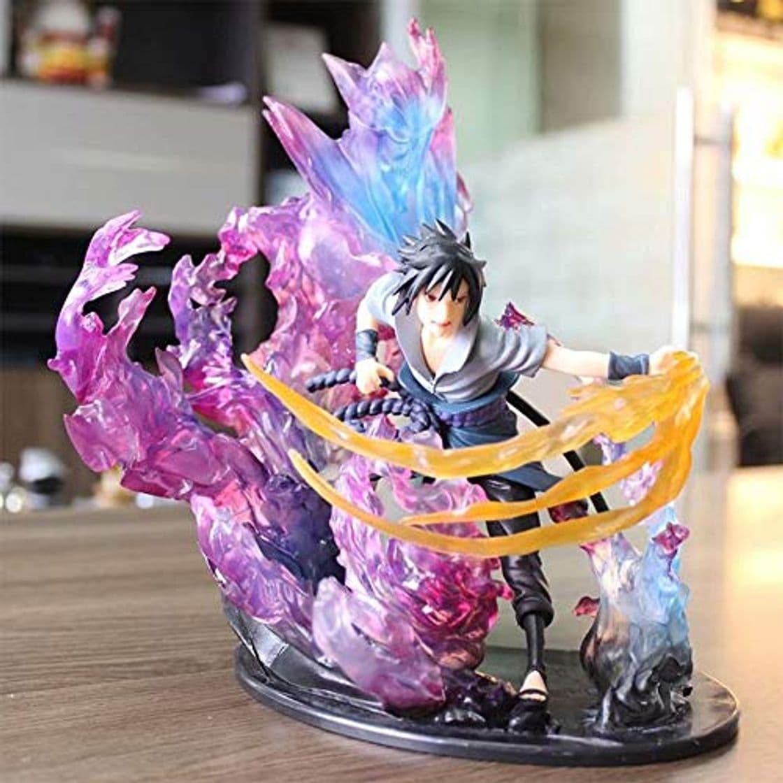 Product Action Figure Naruto Uchiha Sasuke Tempestuoso God of Valor Animados Carácter Modelo