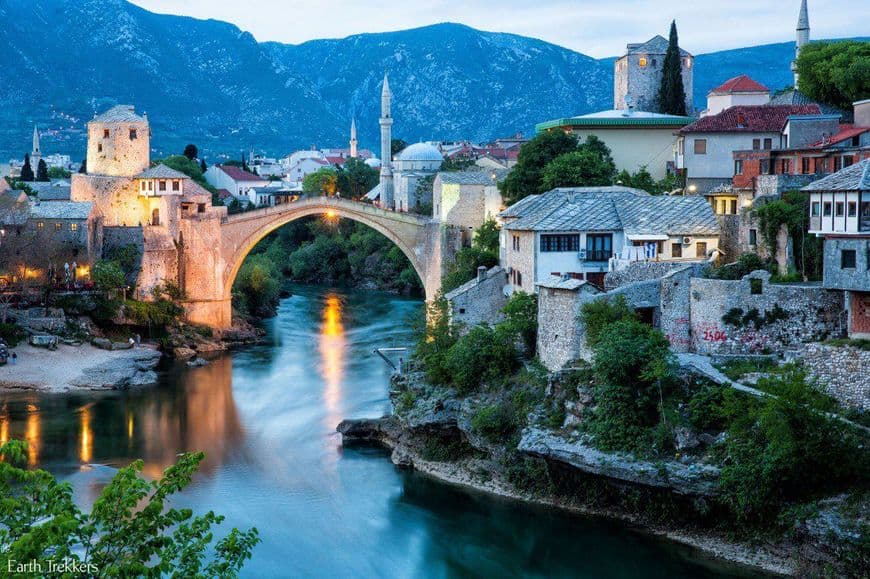 Lugar Ponte Velha do Centro Histórico de Mostar