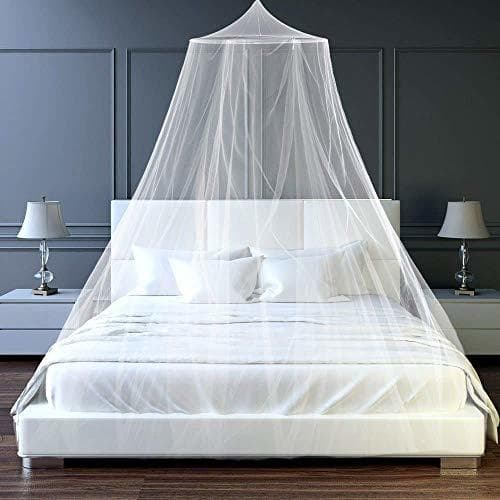 Home htovila Mosquito Net Mosquitera Universal de Color Blanco con Diseño de Cúpula