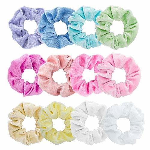 Producto Vordas Welecoco Scrunchies Terciopelo Elástico Pelo Bandas