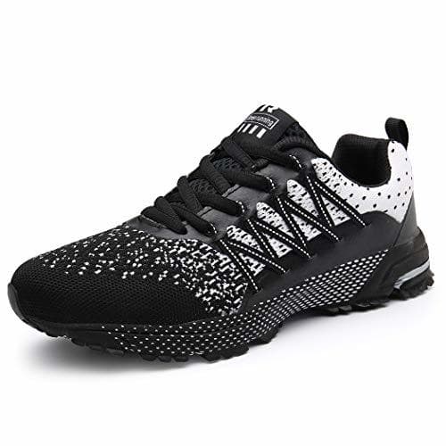 Fashion SOLLOMENSI Zapatillas de Deporte Hombres Mujer Running Zapatos para Correr Gimnasio Sneakers