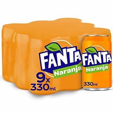 Moda 
Fanta Naranja Lata - 330 ml (Pack de 9)