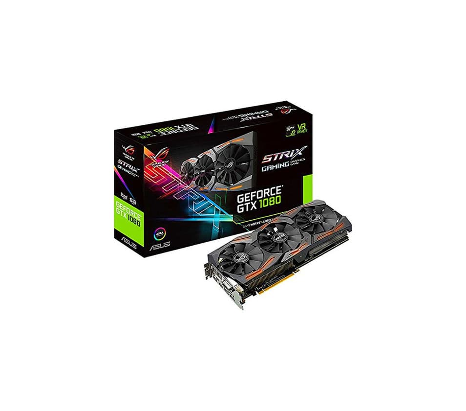 Electrónica ASUS STRIX-GTX1080-A8G-GAMING - Tarjeta gráfica