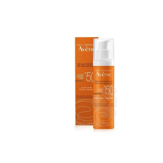 Producto Avène Solar Pieles Sensibles Fluido toque seco SPF50+ 50ml

