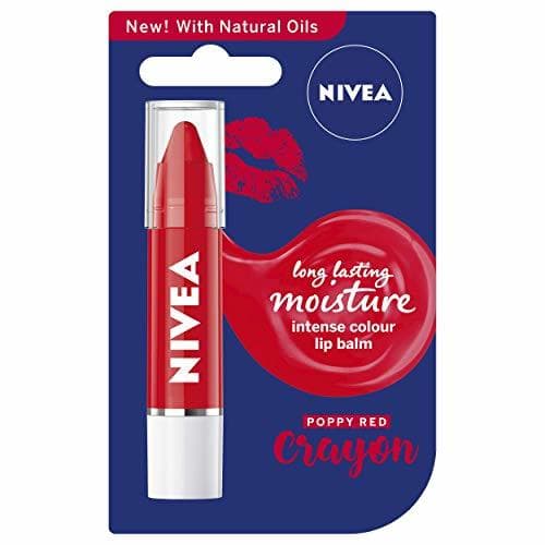 Beauty Nivea Labial Bálsamo Crayon Poppy Red