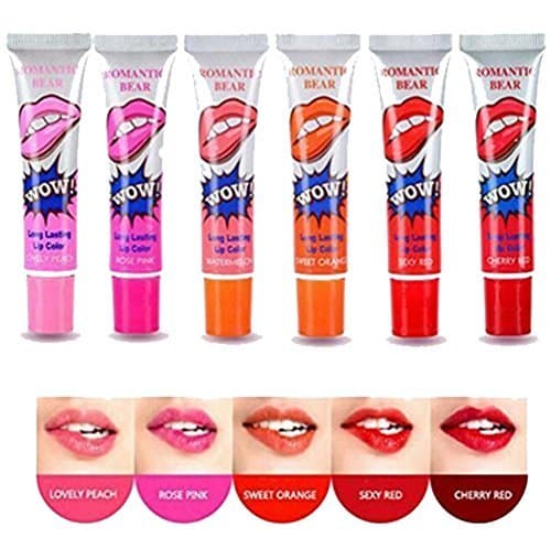 Product Kentop 6 colores Magic Peel Off Mask Tint constante una agua Labios Brillo