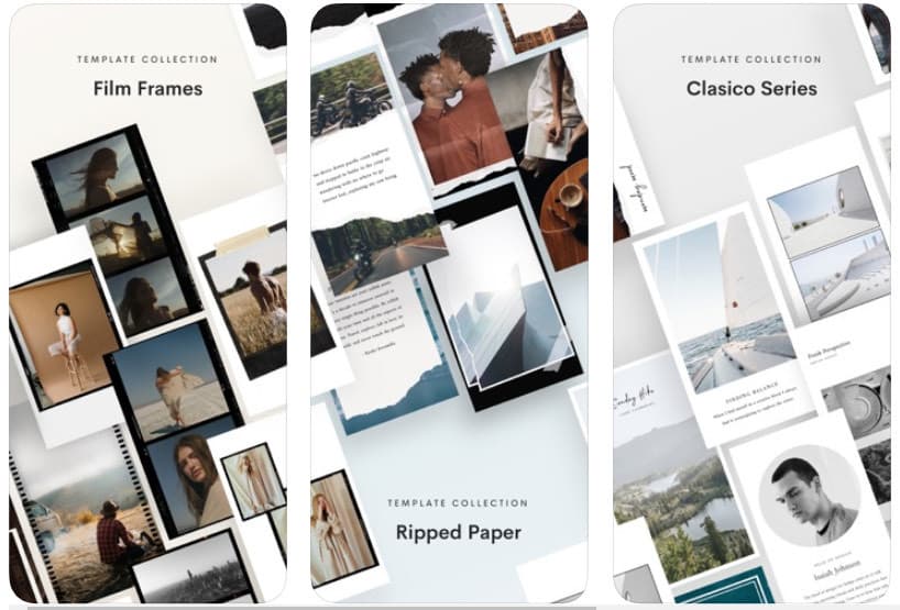 App Unfold — Editor de Historias