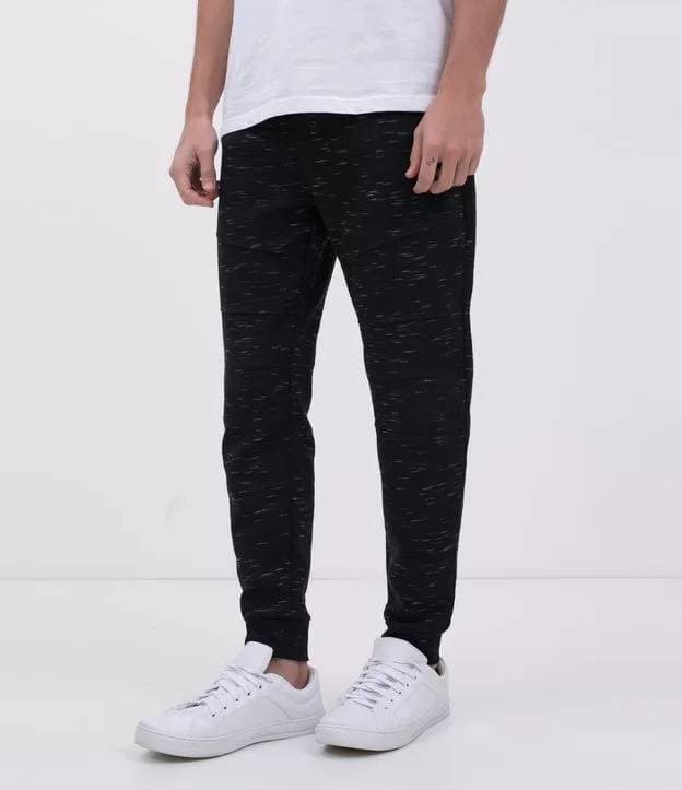 Moda CALÇA JOGGER MOLETOM COM RECORTES 💥