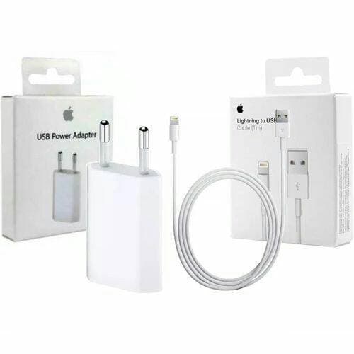 Fashion CARREGADOR IPHONE COMPLETO / APPLE 5 6 7 8 PLUS X