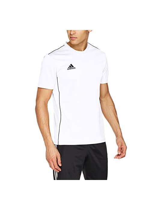 Fitness adidas Core 18 T Camiseta, Hombre, Blanco