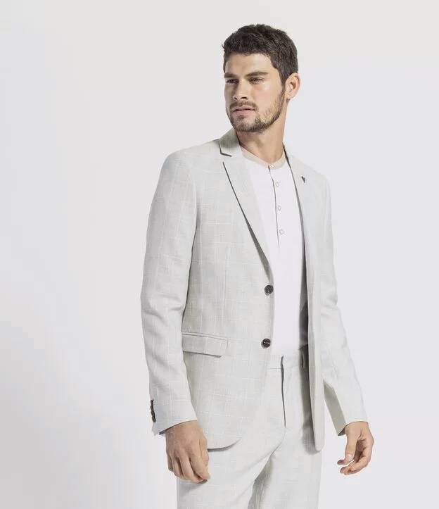 Moda BLAZER ESTAMPA XADREZ GRID