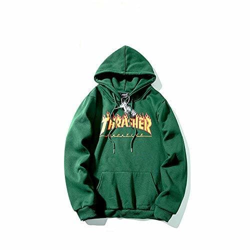 Product ZALA Thrasher Sudadera Capucha Pullover Hood para Hombres y Mujeres con el