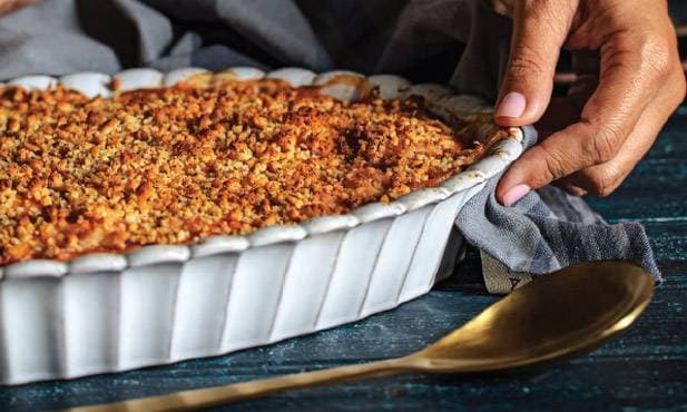 Moda Bacalhau no forno com camarão