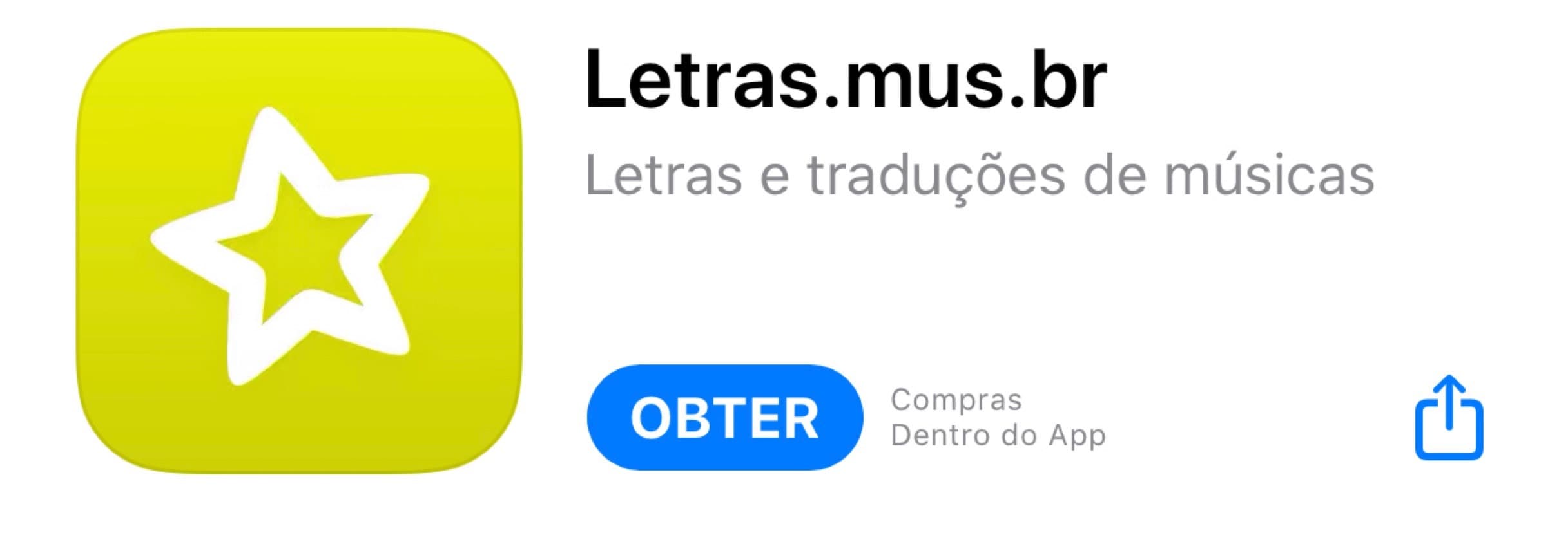 App ‎App Letras.mus.br