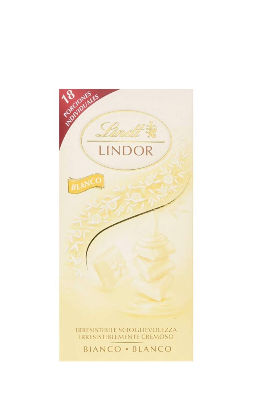 Moda Lindt Lindor Tableta de Chocolate Blanco, 100 g https://www.