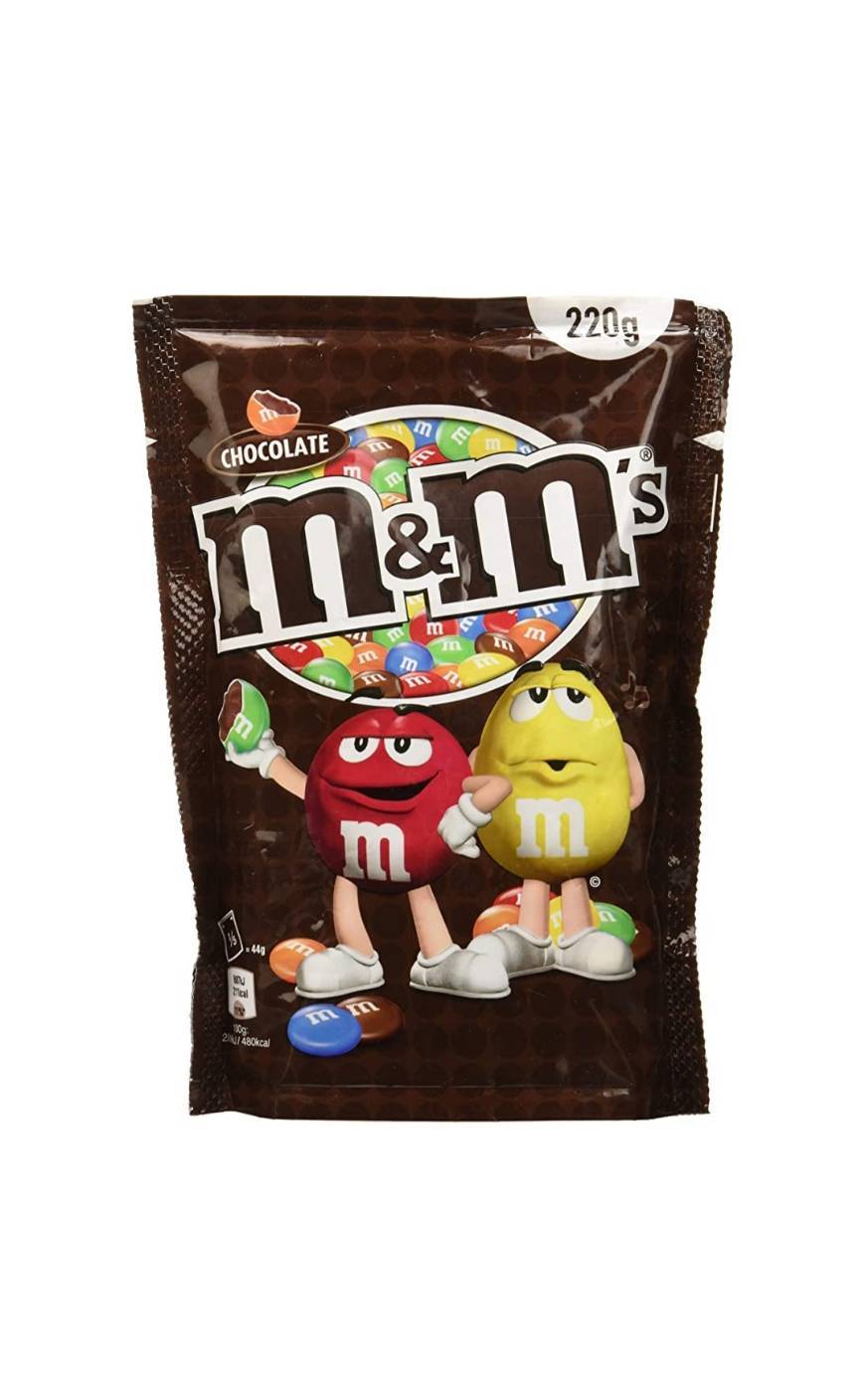 Moda M&M's - Grageas De Chocolate Con Leche 220 g 