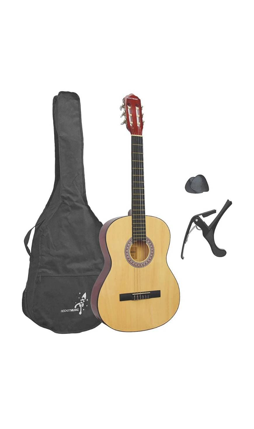 Moda Rocket XF201AN XF Serie - Guitarra española clásica