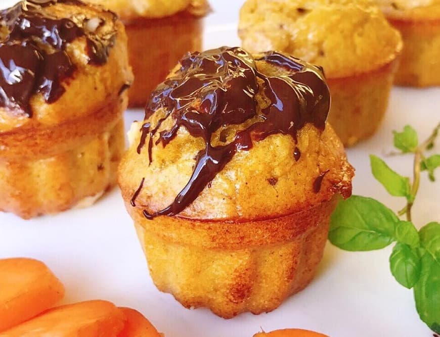 Fashion Muffins de Cenoura 