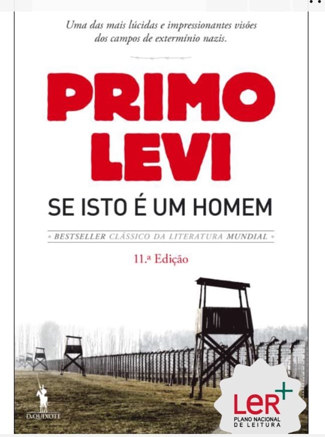 Book Se Isto É Um Homem